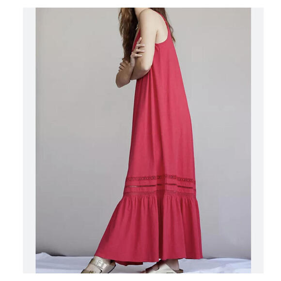Anthropologie Dresses & Skirts - ANTHROPOLOGIE Saturday Sunday watermelon maxi dress sz S